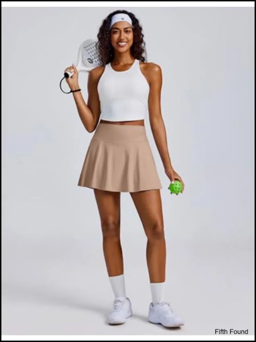 Pleated Tennis Skort with Pockets High Waisted Athletic Skirt for Golf Running